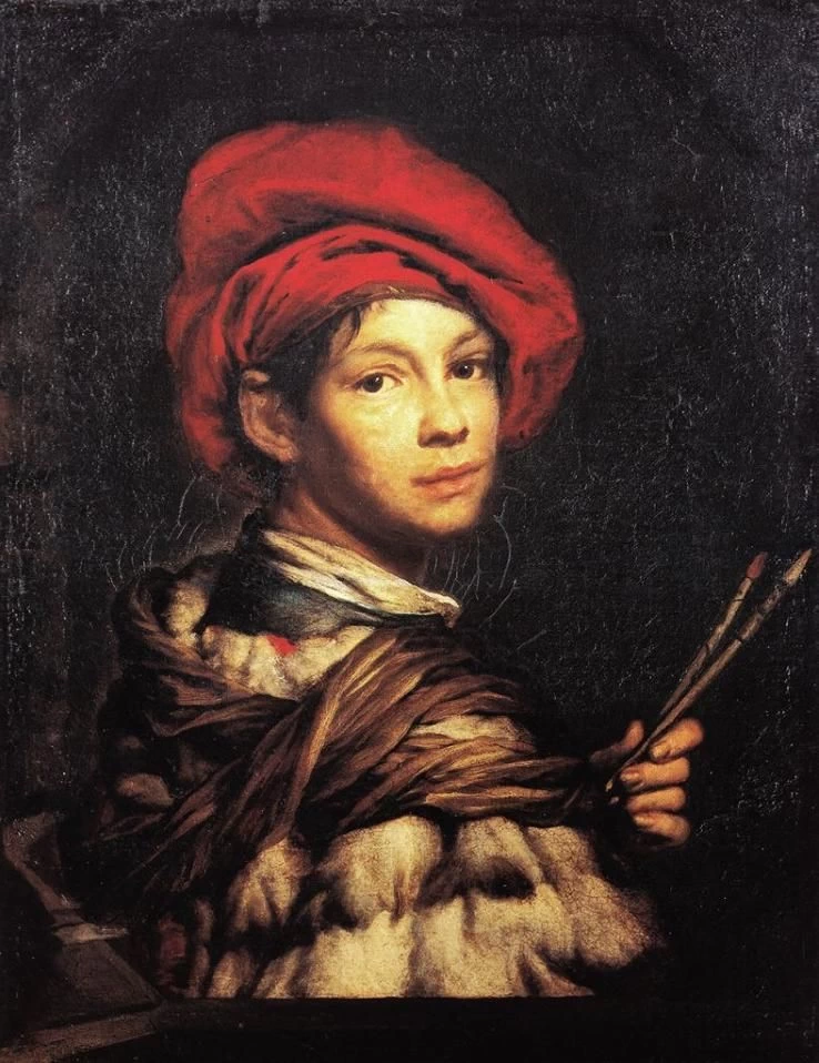  70-ritratto di giovanetto in veste di pittore -Firenz